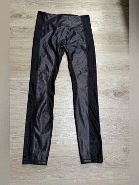 Fabletics Black Women's Jeggings with Mesh Side Panels